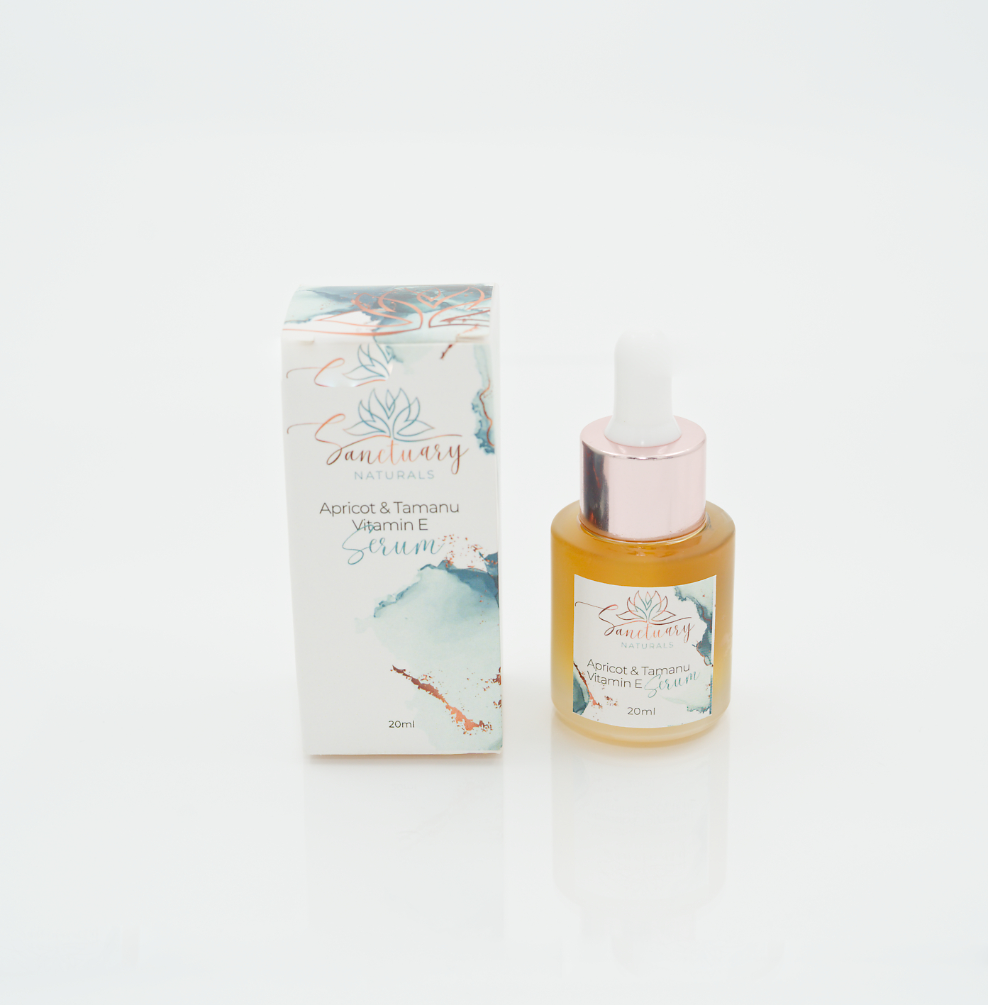 Apricot and Tamanu Serum with Vitamin E 20ml - Image 3