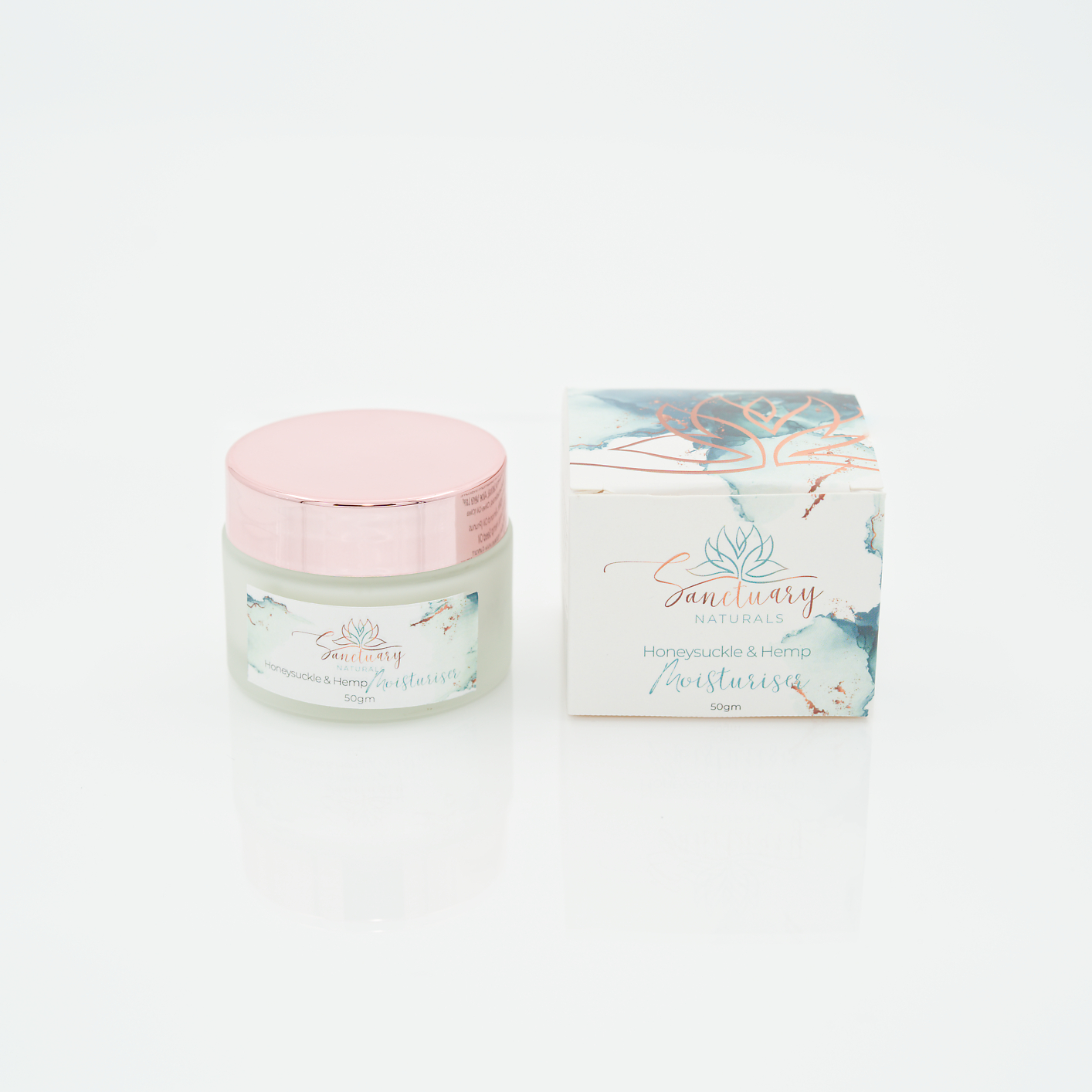 Honeysuckle and Hemp Moisturiser 50g - Image 2
