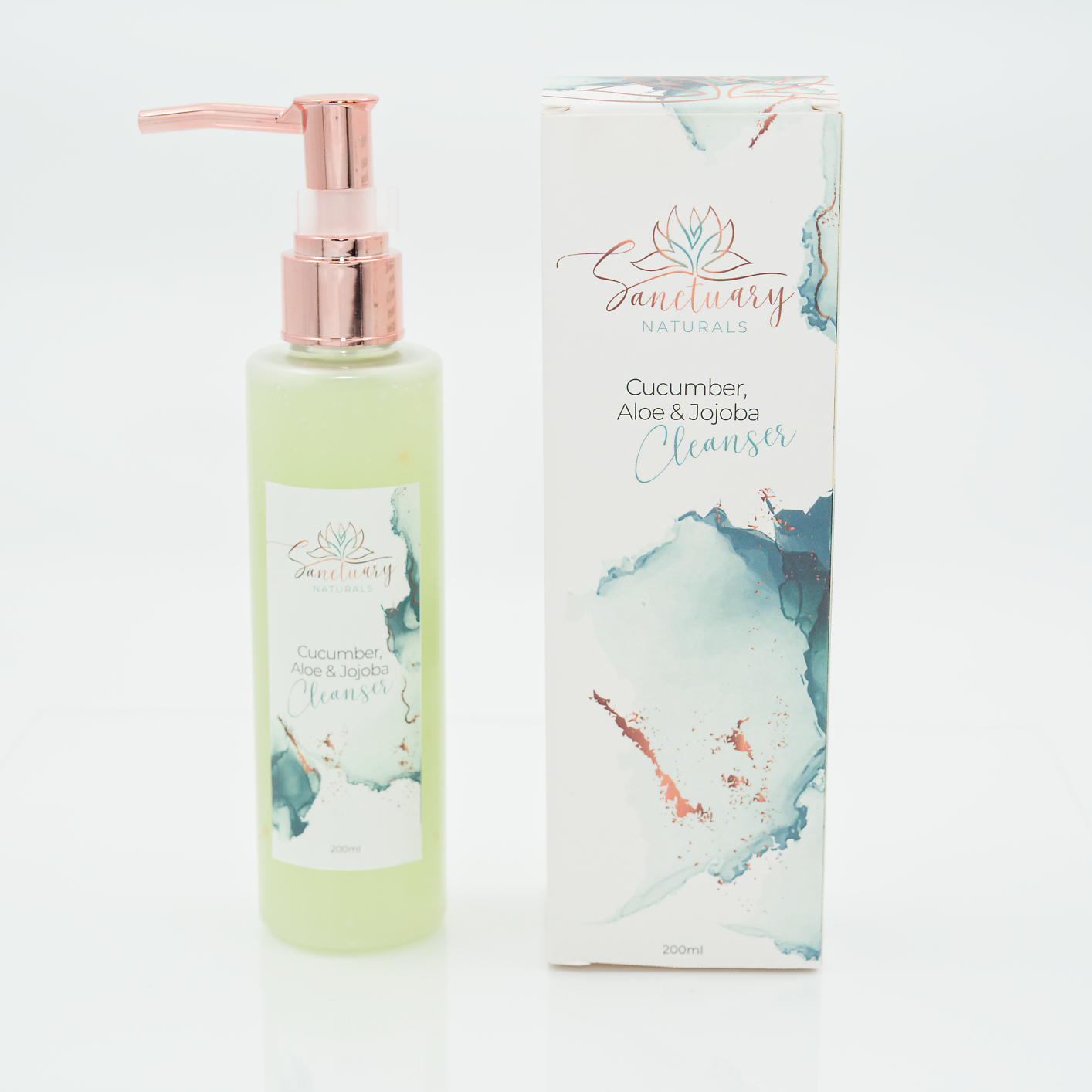 Cucumber, Aloe and Jojoba Cleanser 200ml - Image 2